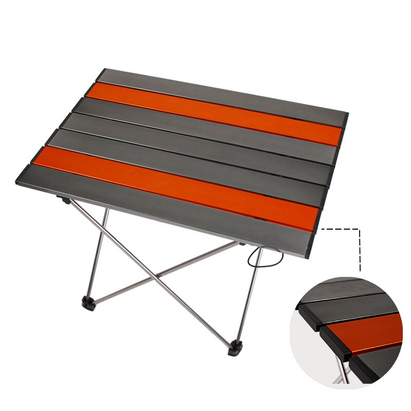 Outdoor Portable Folding Table Ultralight Aluminum Alloy Folding Camping BBQ Picnic Table