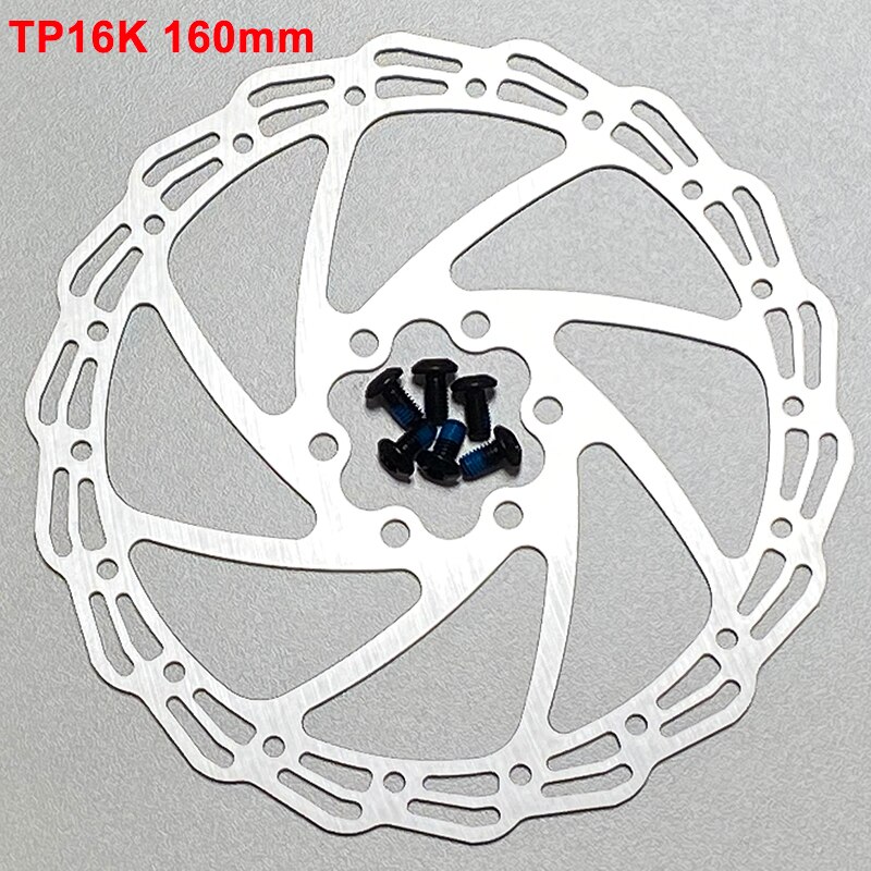 2Pcs G3 HS1 180Mm 160Mm 6 Inch Roestvrij Stell Rotor Schijfrem Voor Mtb Mountain Road Cruiser fiets Fietsonderdelen: TP16K 160MM