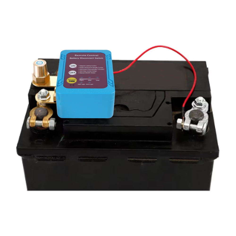 Til automatisk lækagebeskyttelse, 12v 240a automatisk strømafbryder, fjernbetjent batteriafbryder