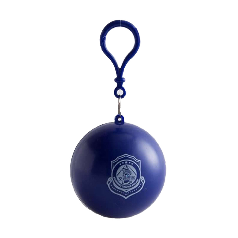 Bola con impermeable desechable portátil capa Bola con impermeable Poncho desechable: dark blue