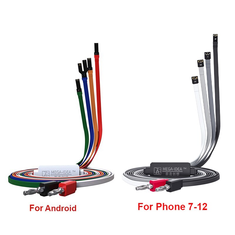 Qianli-Cable de alimentación con Control de arranque, Cable de alimentación para IP 12, 11, XS, MAX, XS, X, 8P, 7, Android, HUAWEI, XIAOMI, VIVO, OPPO: 2 in 1