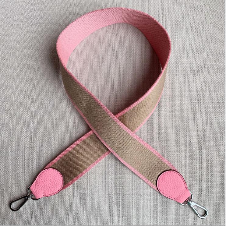 Breien brede tas riem leren handtas schouderriem accessoire zilveren gesp merk: 11