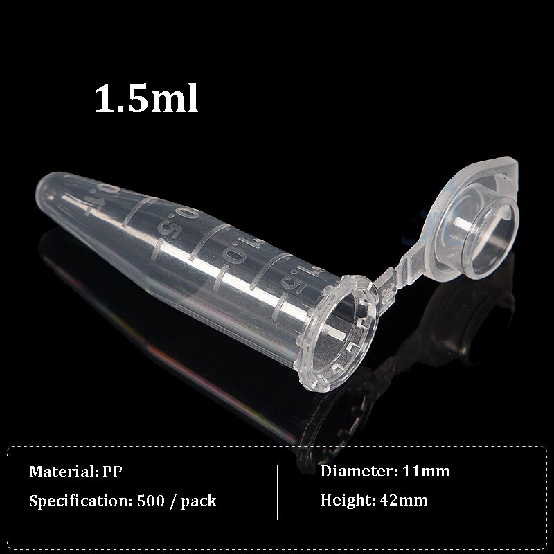 Plastic Centrifuge Tube Scale Centrifuge Tube / EP Tube Round Bottom Seed Bottle PCR with EP Tube Virus Sampling Tube