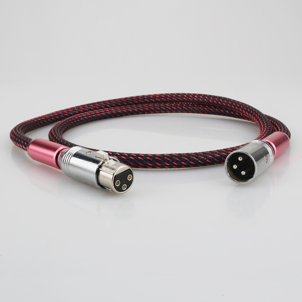 Audiocrast aes/ebu digital lydkabel sølvbalansert xlr plugg pre amp hifi  a10