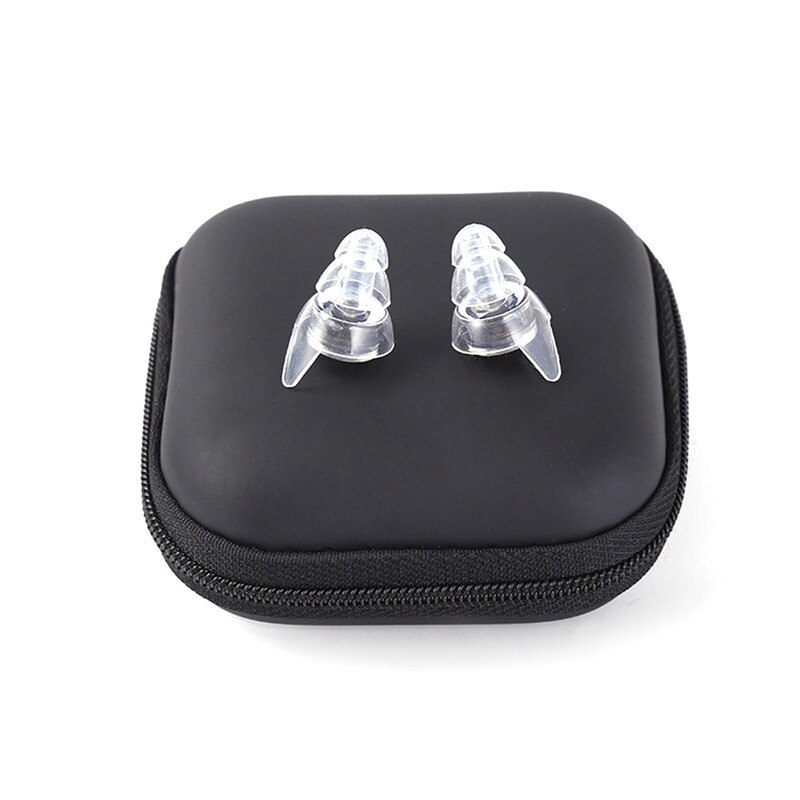 Tapones para los oídos reutilizables DJ, barra para dormir, con cancelación de ruido, de silicona suave, con paquete de tapones para los oídos