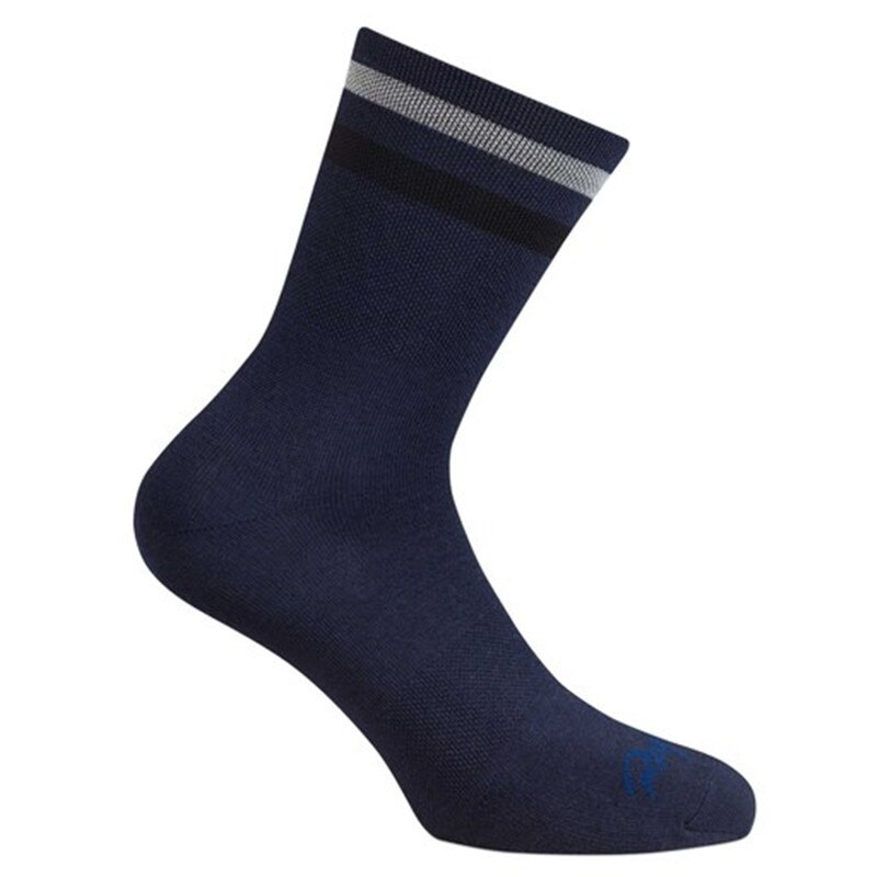 Summer Sport Cycling Socks Men Women Breathable Road Bicycle Socks Outdoor Sport Compression Socks: tiao navy blue grey