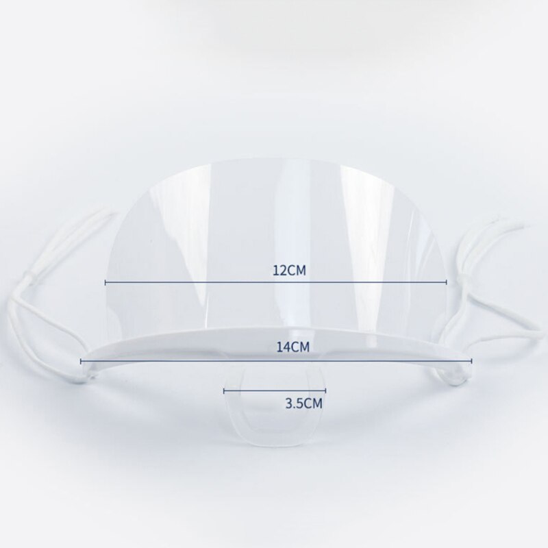 10 Pcs Transparante Maskers Fabriek Prijs Permanente Catering Voedsel Hotel Plastic Keuken Restaurant Maskers