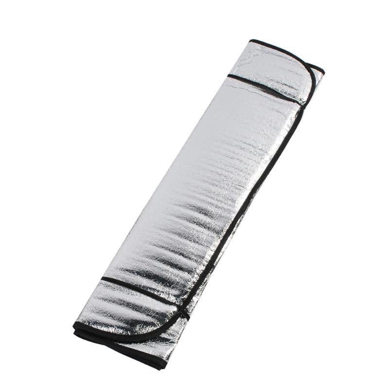 130 x 60cm folie bilvindusdeksel auto frontrute varme solskjerm visir deksel front solskjerm uv protect film skum