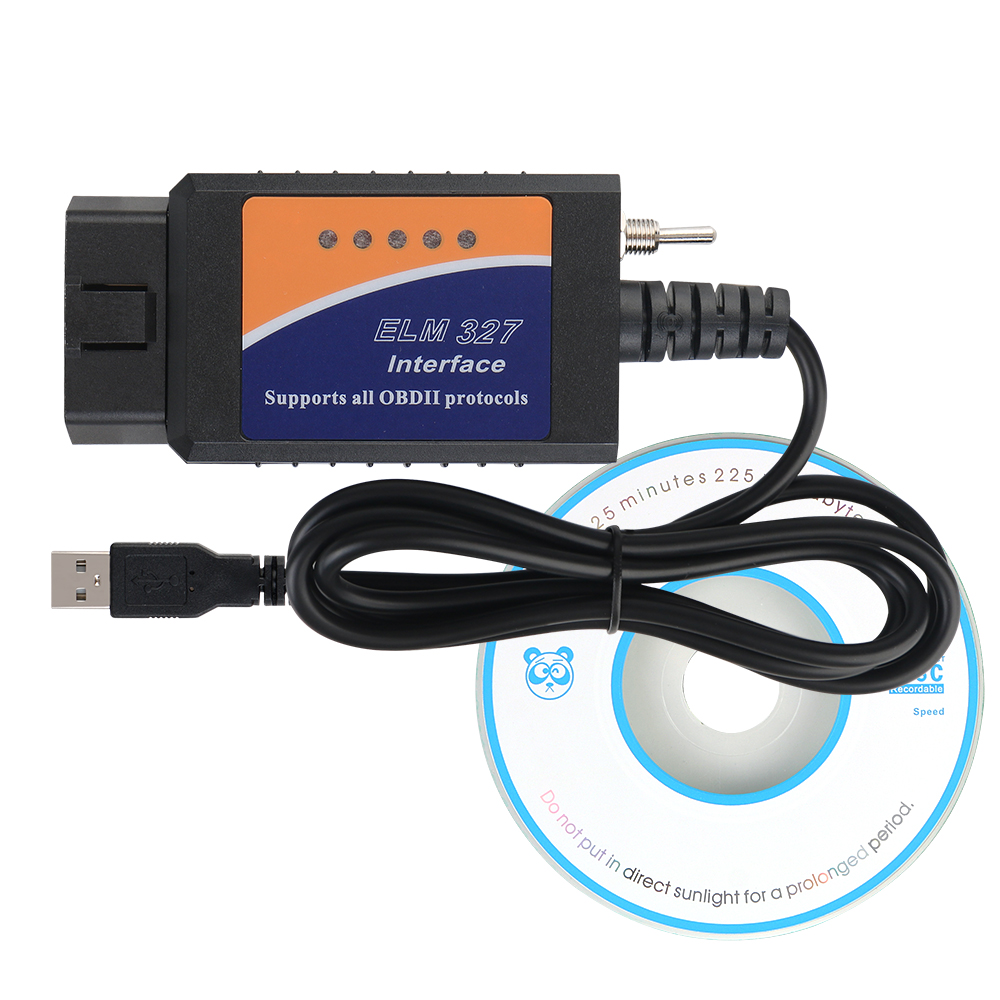 ELM327 USB v1.5 Switch Car Diagnostic Cable obd2 SCANNER FORscan Support Most OBDII Protocols HS-CAN and MS-CAN PIC18F25K80 Chip