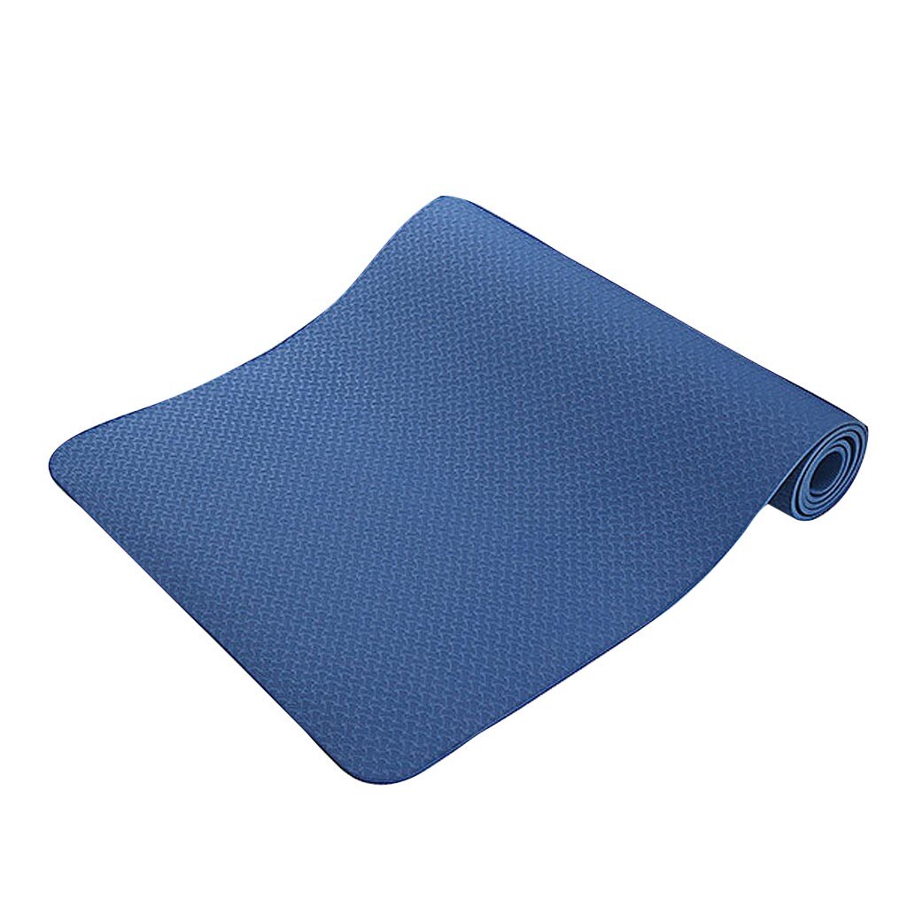 Yoga Extra Pad Tpe Yoga Mat Verbreed Verdikte Fitness Mat Beginner Yoga Mat Eco-vriendelijke Materiaal Yoga Mat #40: Dark Blue