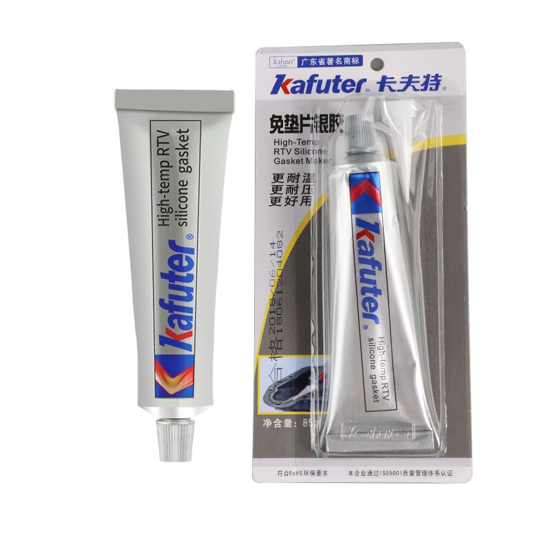 85g Kafuter K-583 silicone silver flat sealant waterproof, oil-resistant and heat-resistant car engine special glue