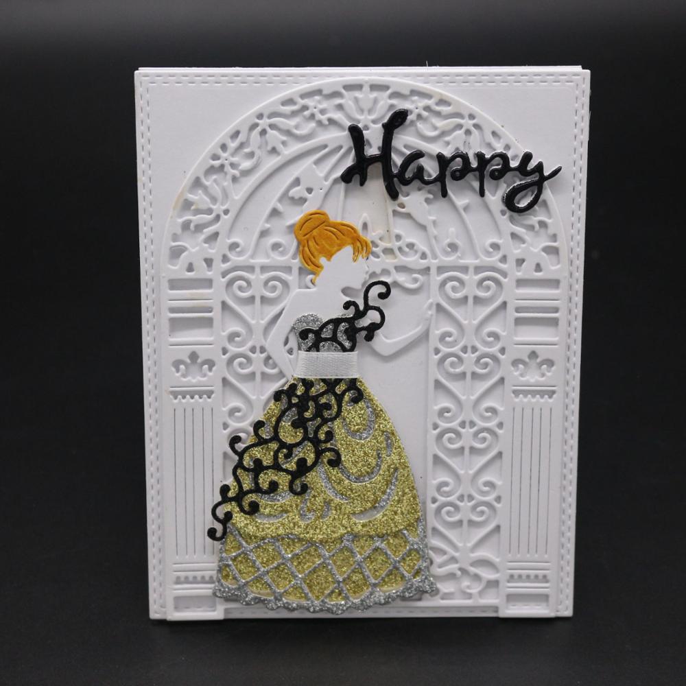 ZhuoAng Beautiful wedding dress Cutting/DIY Paper Card Craft Embossing Die Cut DIY scrapbooking Die cutting machine