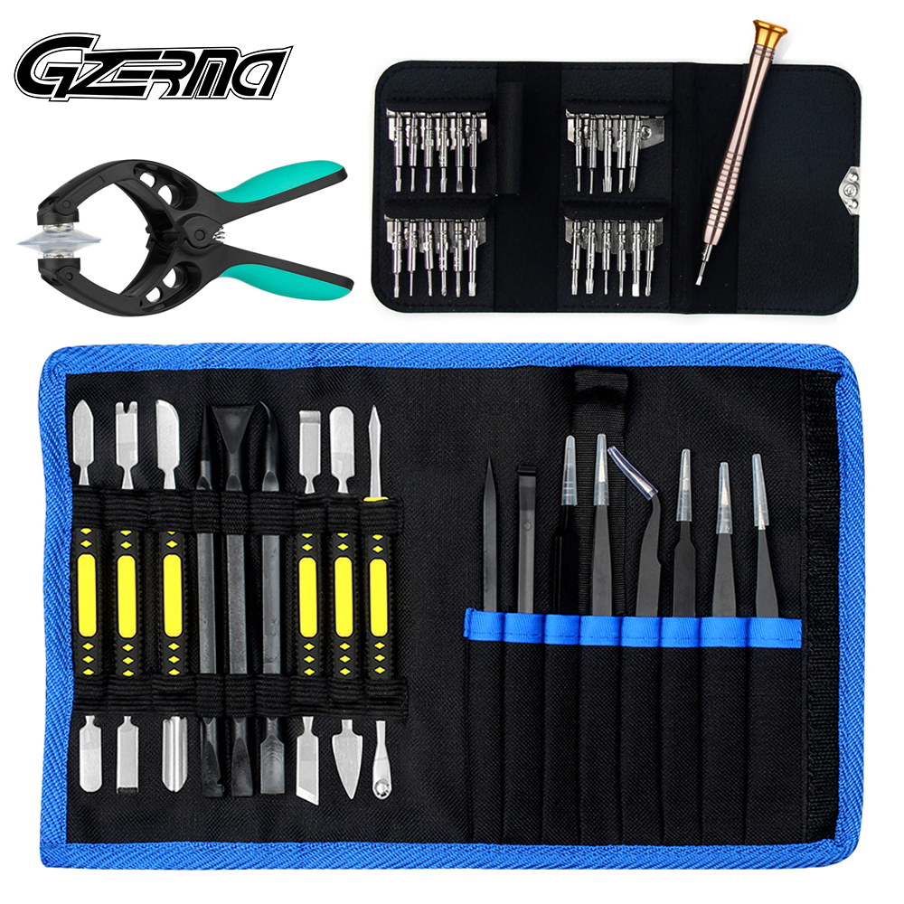 43 in 1 Pry Opening LCD Screen Cell Phone Repair Tools Kit For iPhone SE 11 X For Huawei Honor 9x Repair Screwdriver Set 25pcs