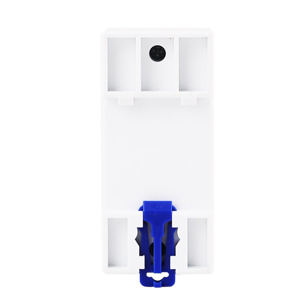 SINOTIMER Single Phase Energy Meter Home DIN Rail LCD Digital No Reset kWh Voltage Current Power Consumption Meter Wattmeter
