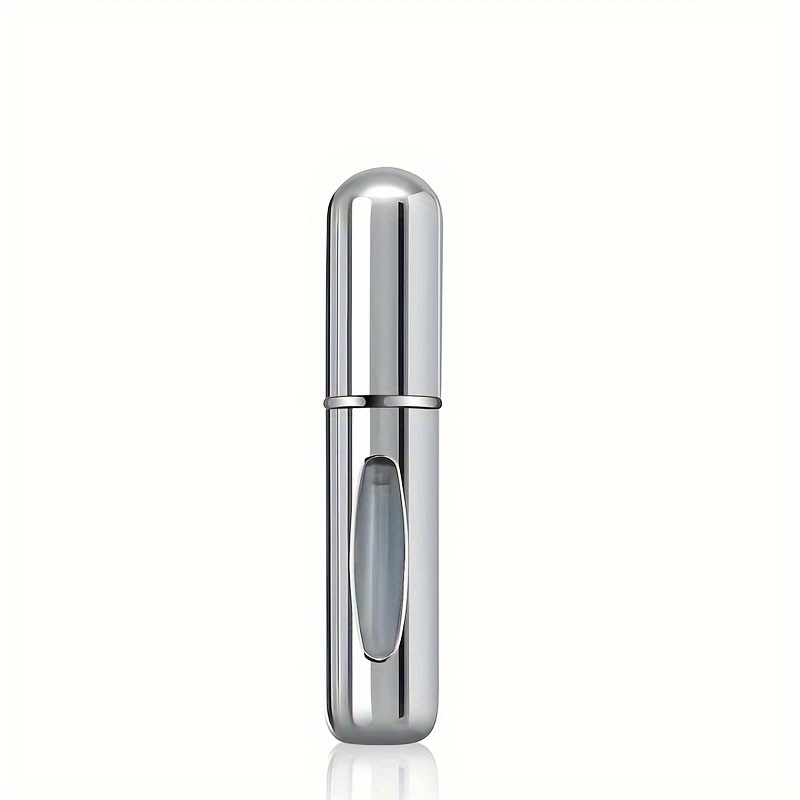 1/4 Stück 5 ml Parfümzerstäuber, tragbarer Flüssigkeitsbehälter für Kosmetika, Reisen, Mini-Aluminiumspray, leere nachfüllbare Flasche: Licht Gelb