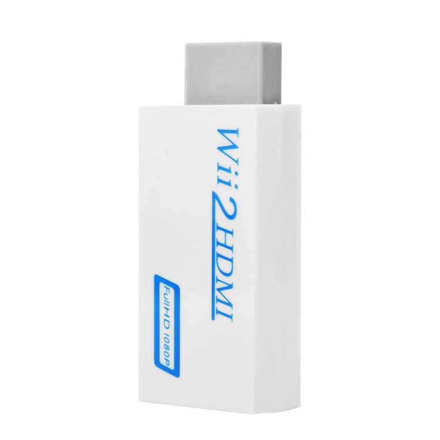 Wii 2 Naar Hdmi Converter 720P/1080P Hd Output Draagbare Mini Video Audio Adapter Wii Video adapter