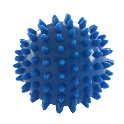 Bola de masaje Plantar Bola de masaje relajante músculo pelota para hacer ejercicio mano pie sensorial integración entrenamiento erizo Bola de masaje: Blue Color 7cm