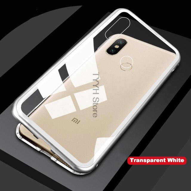 Magnetische Adsorptie Metal Case Voor Oppo A91 Gevallen Enkelzijdig Glas Magneet Telefoon Cover Voor Oppo Een 91 A91 Etui hoesjes OPPOA91: Sliver