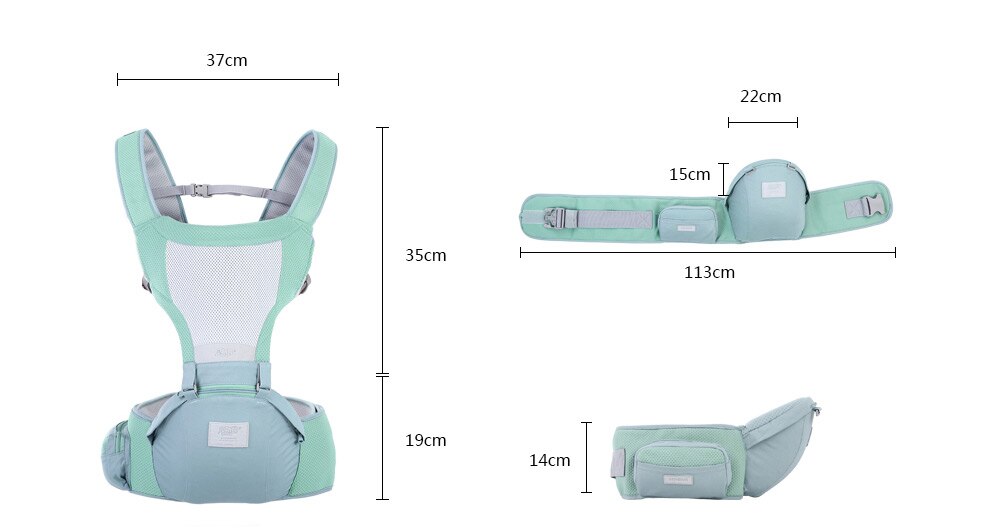 Bethbear-tabouret de porte-bébé 0 à 36 mois | ergonomique, sac à dos de porte-bébé, housse de hanche pour bébé