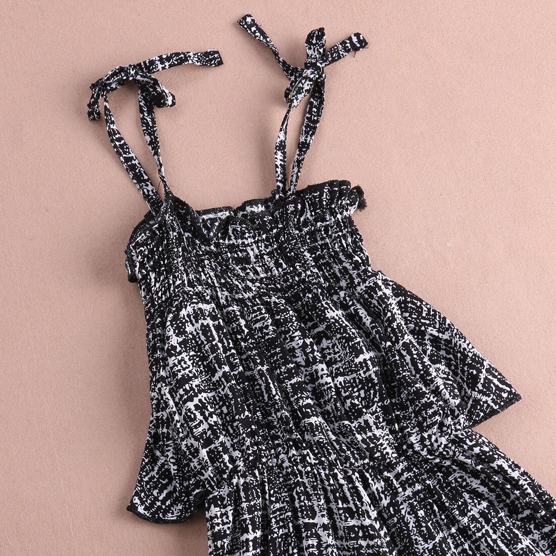 baby jenter klær låve romper låve ryggløs alt i alt jumpsuit lekedress klær 2-7y
