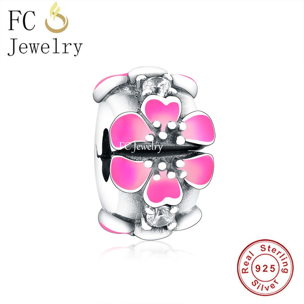 FC Jewelry Fit-pulsera de plata de ley 925 para mujer, cierre redondo, fabricación de cuentas, Berloque: FC1120