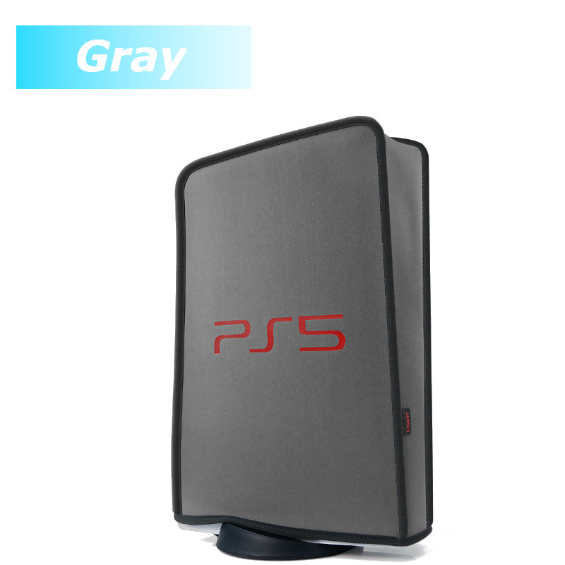 Dustproof Cover For PS5 Console Protective Washable Anti-scratch Dust Cover for Sony PS5 accessories.: Gray