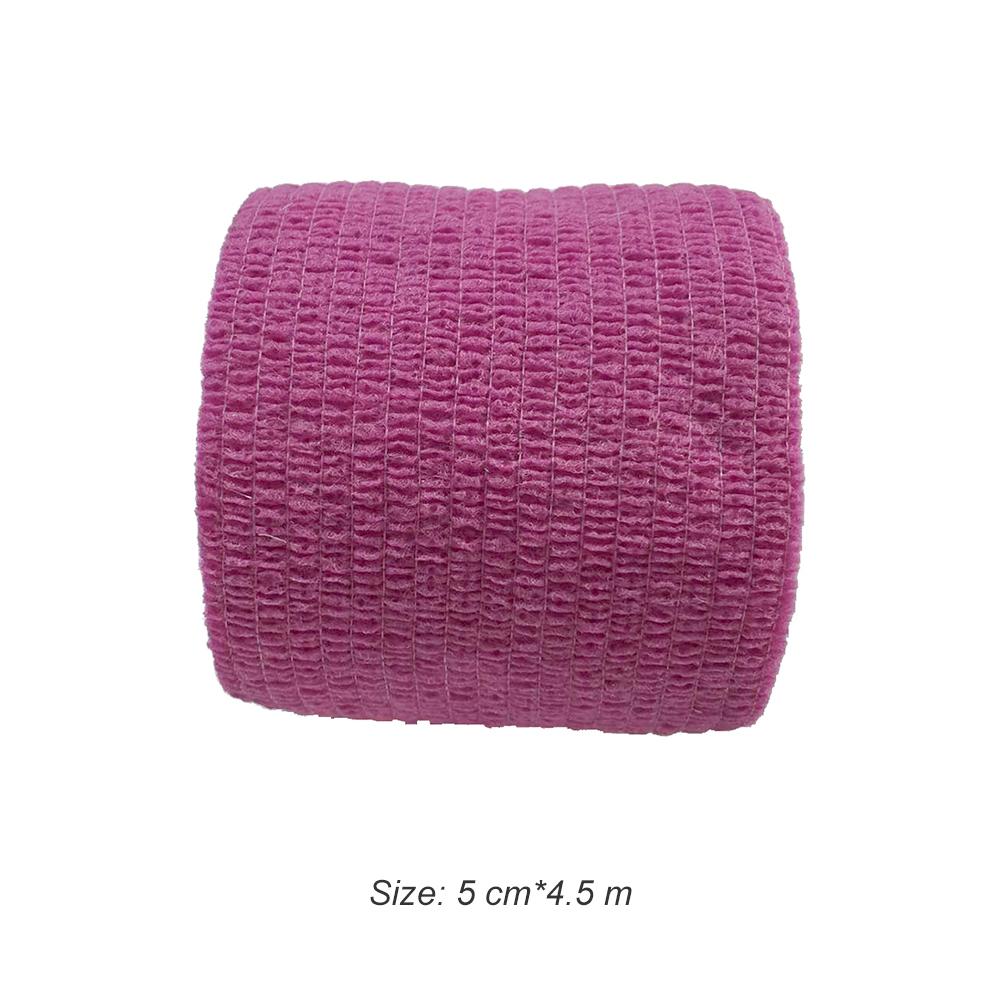 Self Adhesive Elastic Bandage Self Adhesive Elastic Bandage Tape Protective Gear Knee Elbow Support Injury Pad: Purple