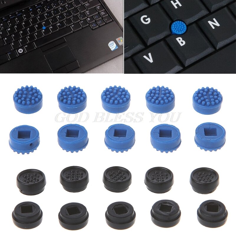 10 Stuks Blauw Trackpoint Pointer Muis Stok Punt Cap Voor Dell Laptop Toetsenbord