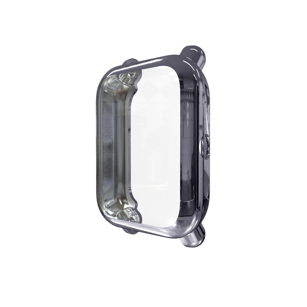 Protection Case for Huami Amazfit GTS2 mini case for Bip/Bip S/Bip lite/bip U Plating TPU Soft Cover Full Screen Protector Shell: Midnight Blue