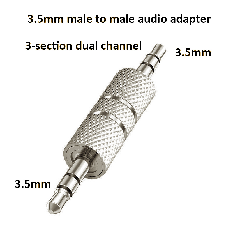 3.5/2.5mmMale to 2.5/3.5mmFemale Jack Stereo Connector Coupler Adapter Audio Cable Extension For MP3 DVD Headphone Car.: Gold