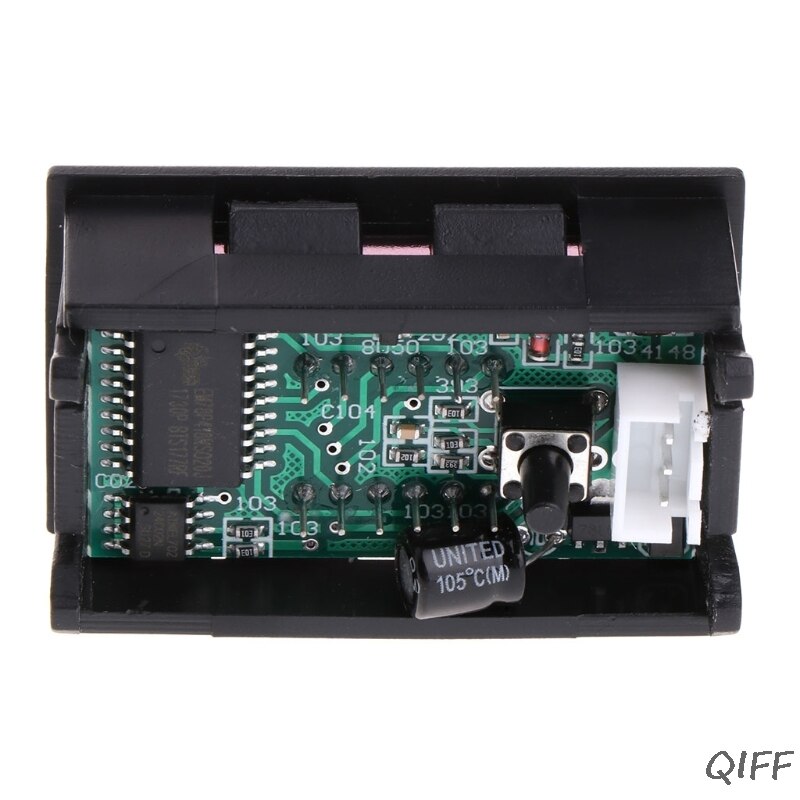 Tacómetro LED 2 en 1, medidor Digital de RPM, voltímetro para Mar28 de velocidad de rotación de Motor automático