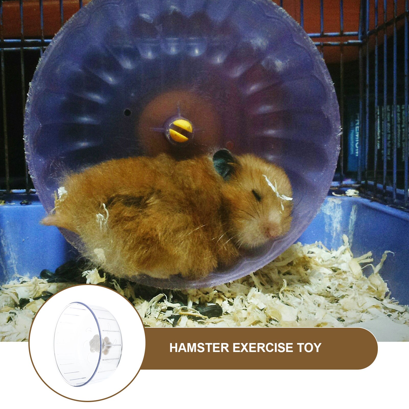 Wheel Hamster Accessory Silent Hedgehog Wheel Chinchilla Wheel Transparent Rat Wheel for Hedgehog Rat