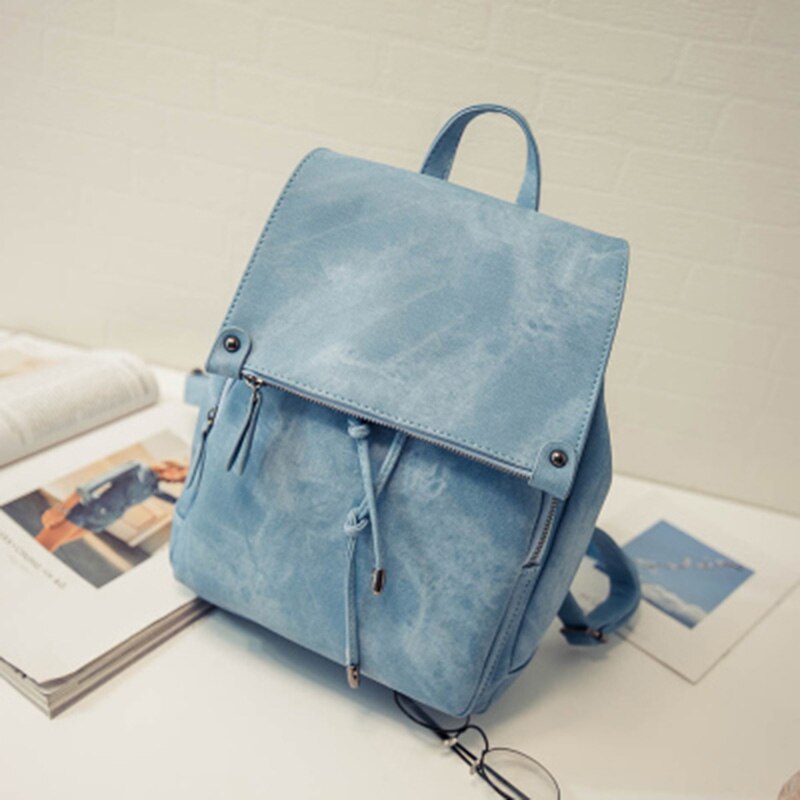 ¡Novedad de ! Mochilas de lona para mujeres, mochilas escolares para adolescentes, mochilas de viaje para chicas, mochilas escolares rosadas: Blue