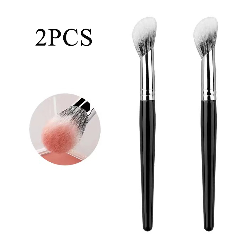 Beauty Smudge Blusher Brush Powder Blush Cream Liquid Blush Makeup Brushes Flat Small Precise Blush Brush Makeup Tools