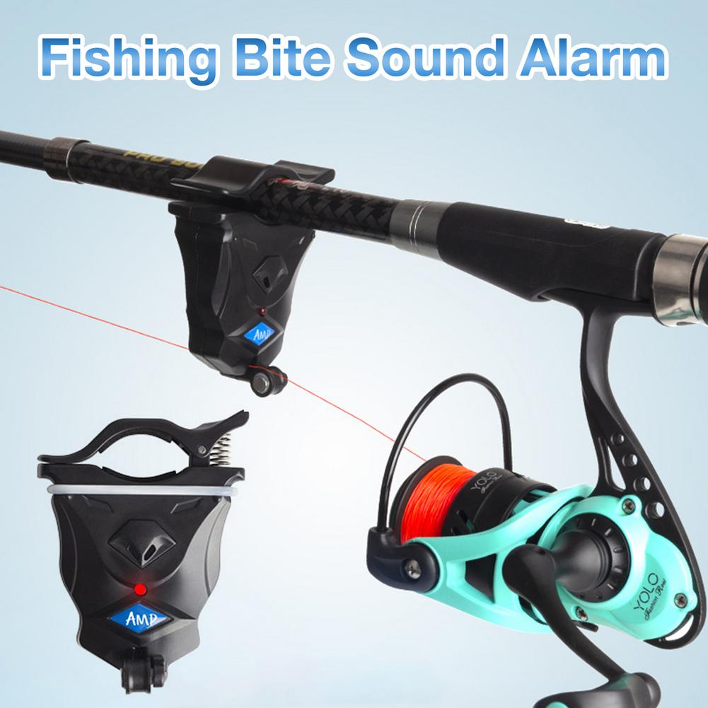 Electronic Fishing Bite Alarm With Sound LED Lights Indicator Fish Bite Alarms Buzzer Loud Siren Daytime Night Indicator