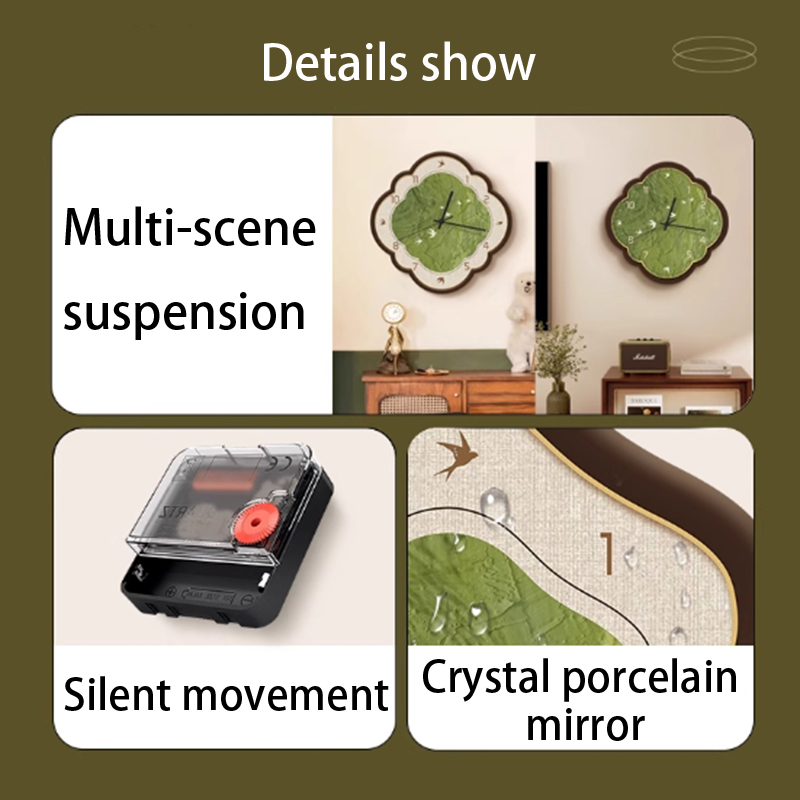 Nowoczesne Zegary Ścienne Eleganckie Dekoracyjne Zegary Skandynawskie Wnętrze Cichy Mechanizm Zegar Ścienny Sypialnia salon Minimalistyczny Zegar