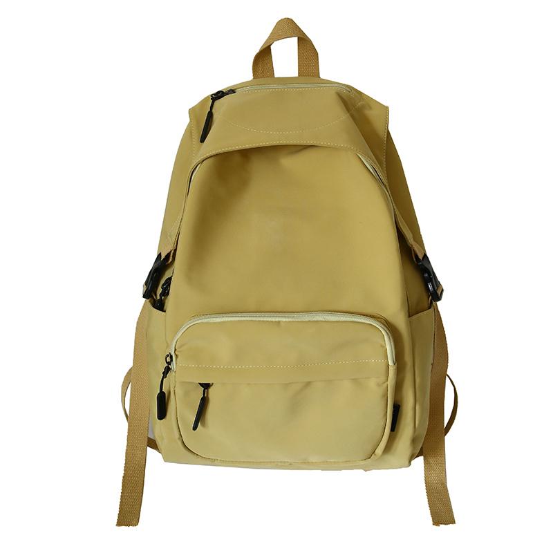 7 farben Nylon Rucksack Wasserdichte Bagpack lässig Rucksack shoudler zurück Pack Schule Taschen Für Teenager Mädchen Mochila Escolar: gelb