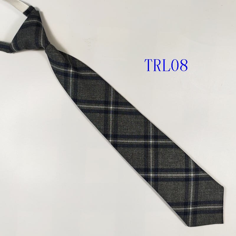 Dreng plaid elastik justerbare slips skole bryllup slips børn studerende gravatas 33cm længde 7cm bredde: Trl 08