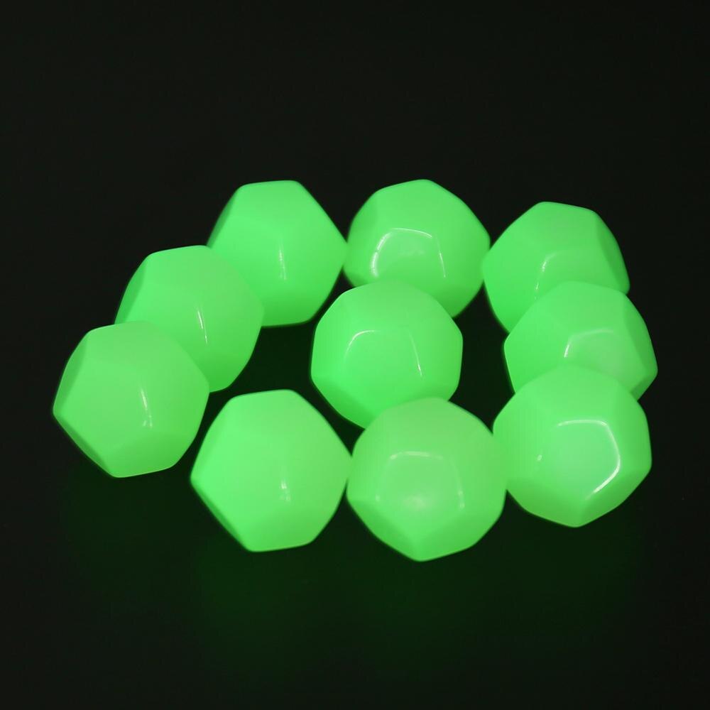 10 pièces D12 Polyédrique Dés Lumineux Dés Blanc Pour RPG MTG