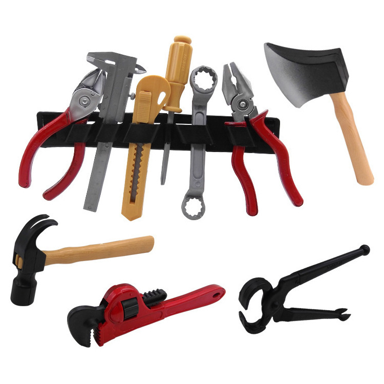 Children's house repair tool set multifunctional simulation hacksaw 14 piece set educational toy