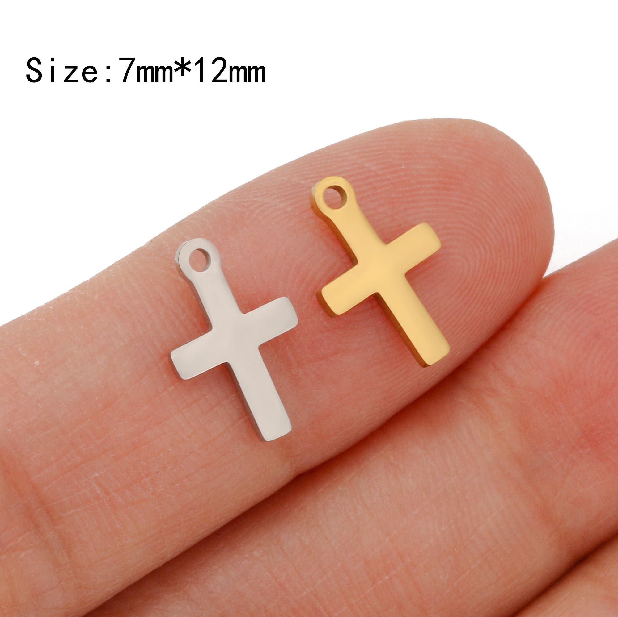 5 Stück Kawaii Mini Qualle/Pilz/Anker/Glückssymbol Charme Kleine Marine Meeresleben Anhänger DIY Armbinde Halskette Schmuckherstellung: Silber / Kein