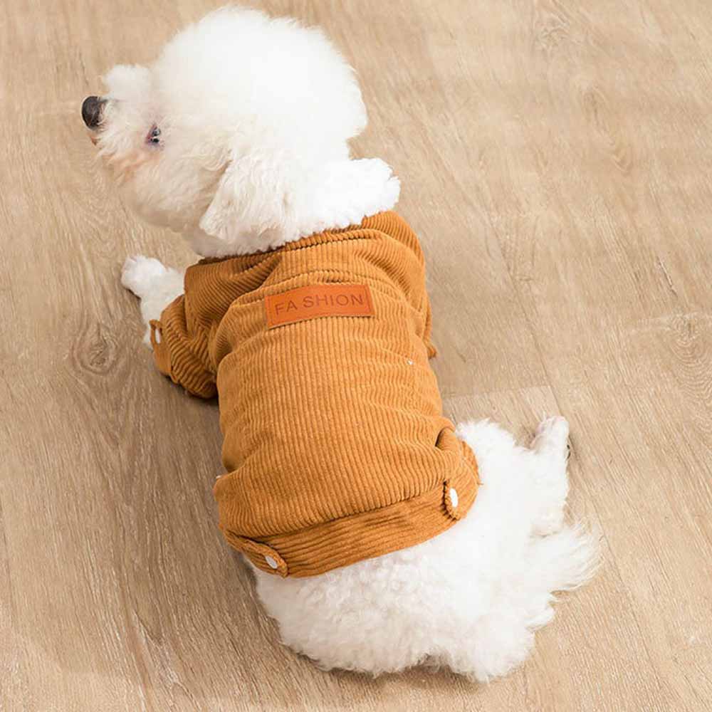 Herfst En Winter Hond Kleding Winter Warm Dierbenodigdheden Teddy Kleine Hond Jasje Leuke Jaar Kleding