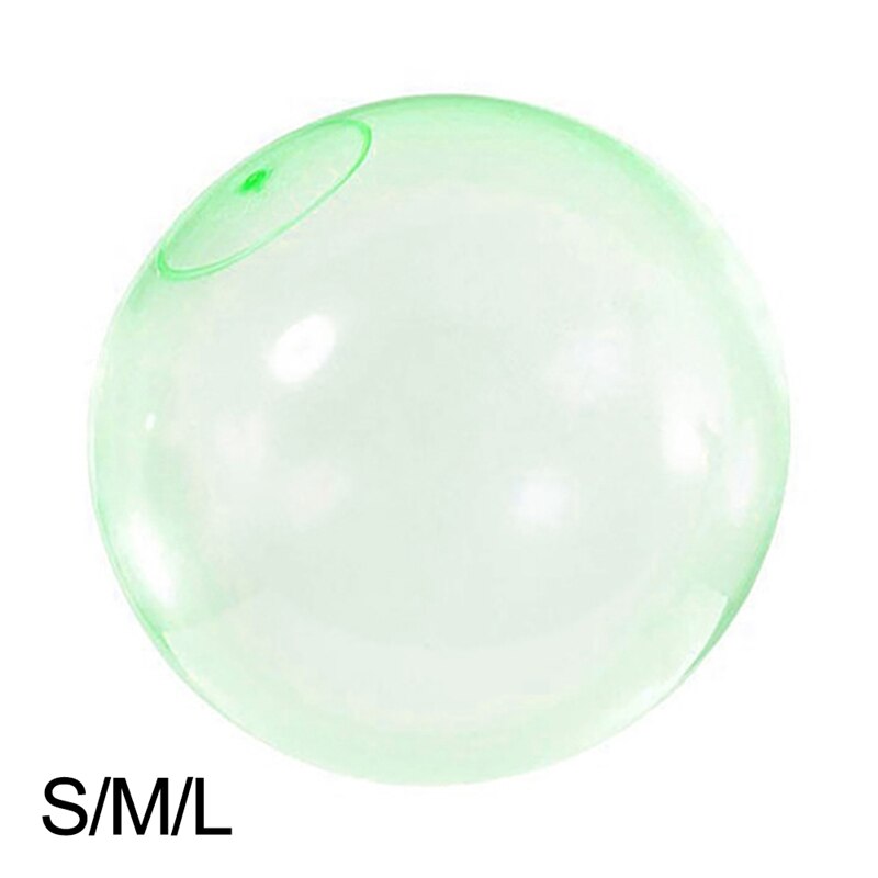 Bubble Balls Soft Air Water Filled Balloons Blow Up Children Summer Outdoor Games bath Ball Fun Outdoor Toys Stress Ball: M Green