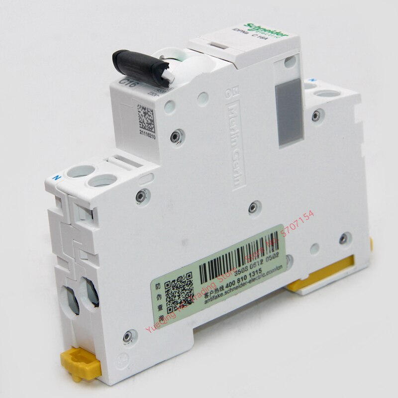 Schneider Alle Series Mcb Circuit Breaker Lucht Schakelaar 18Mm Kleine Mini 2P Idpna 1P + N Ac 10A 16A 20A 25A 32A 40A