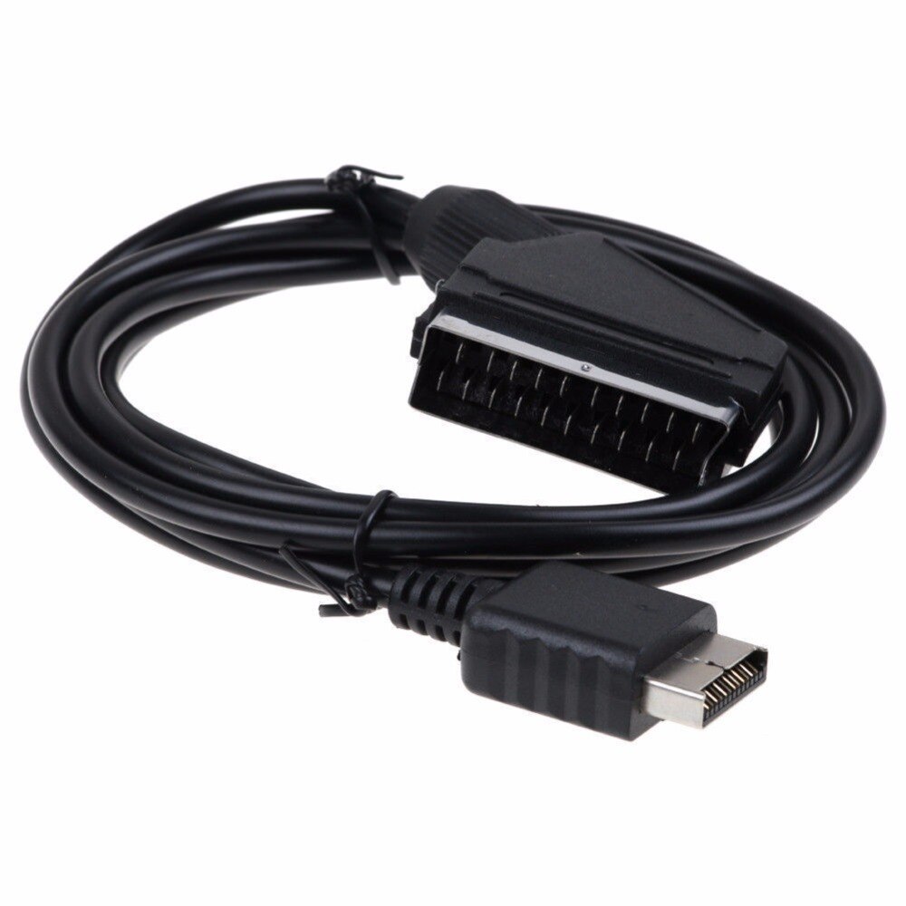 Cable Scart de 1,8 m para PlayStation 1, 2, 3, PsOne, s-limline, PS1, PS2, PS3, RGB