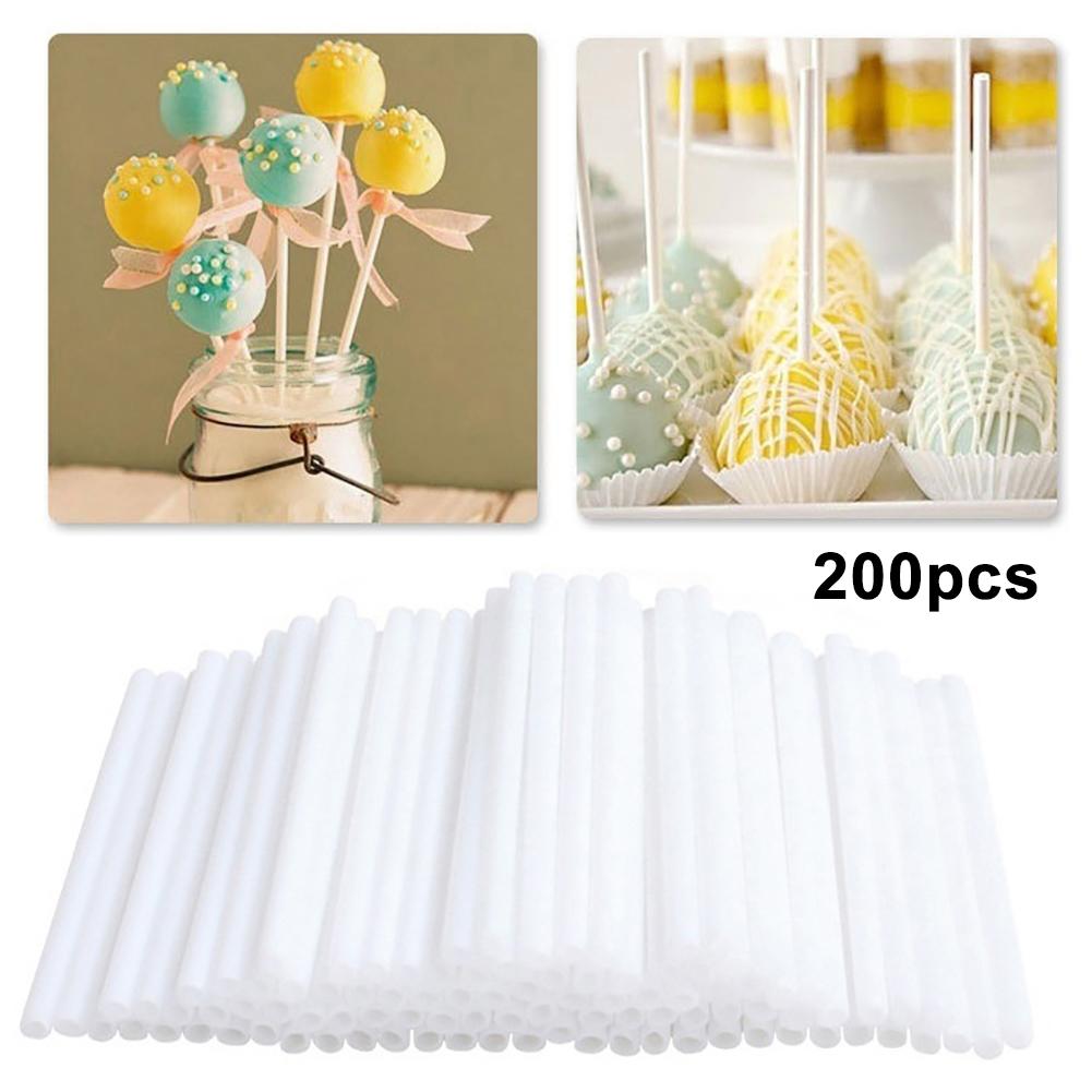 200 st sugpinnar i plast lolly lollipop godis choklad diy dekorationsform