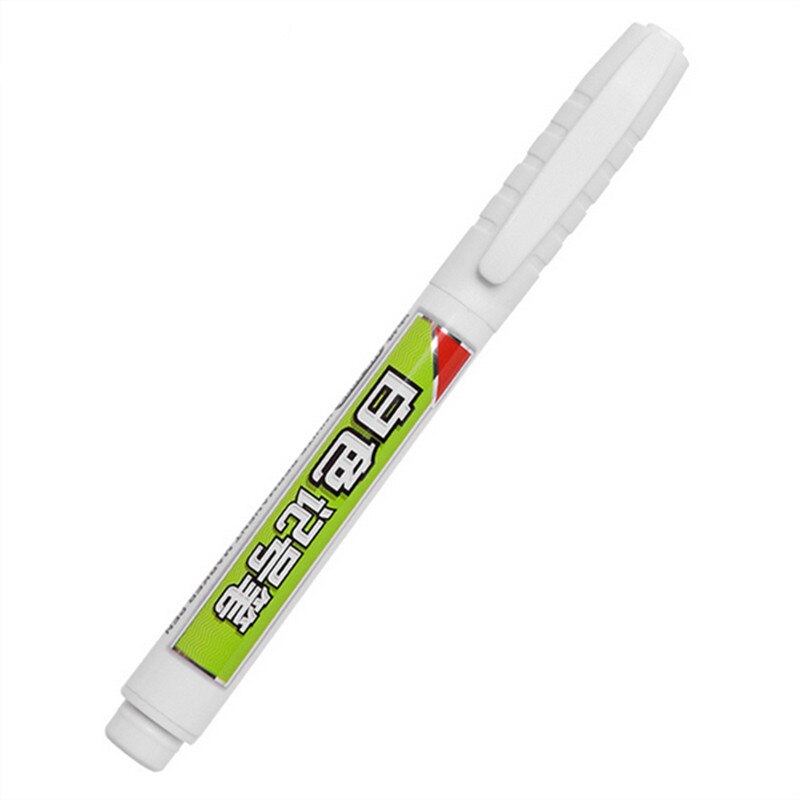 Permanent Marker White Oil-Ink Mark Pens Stationery school &amp; office supplies cd mark marker wood marker pen rock: 1 pcs