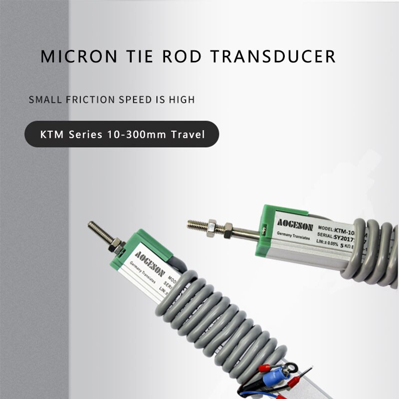 Micron Automatic Reset KTM-10mm to 200mm Linear Displacement Ruler Sensor Electronic Transducer