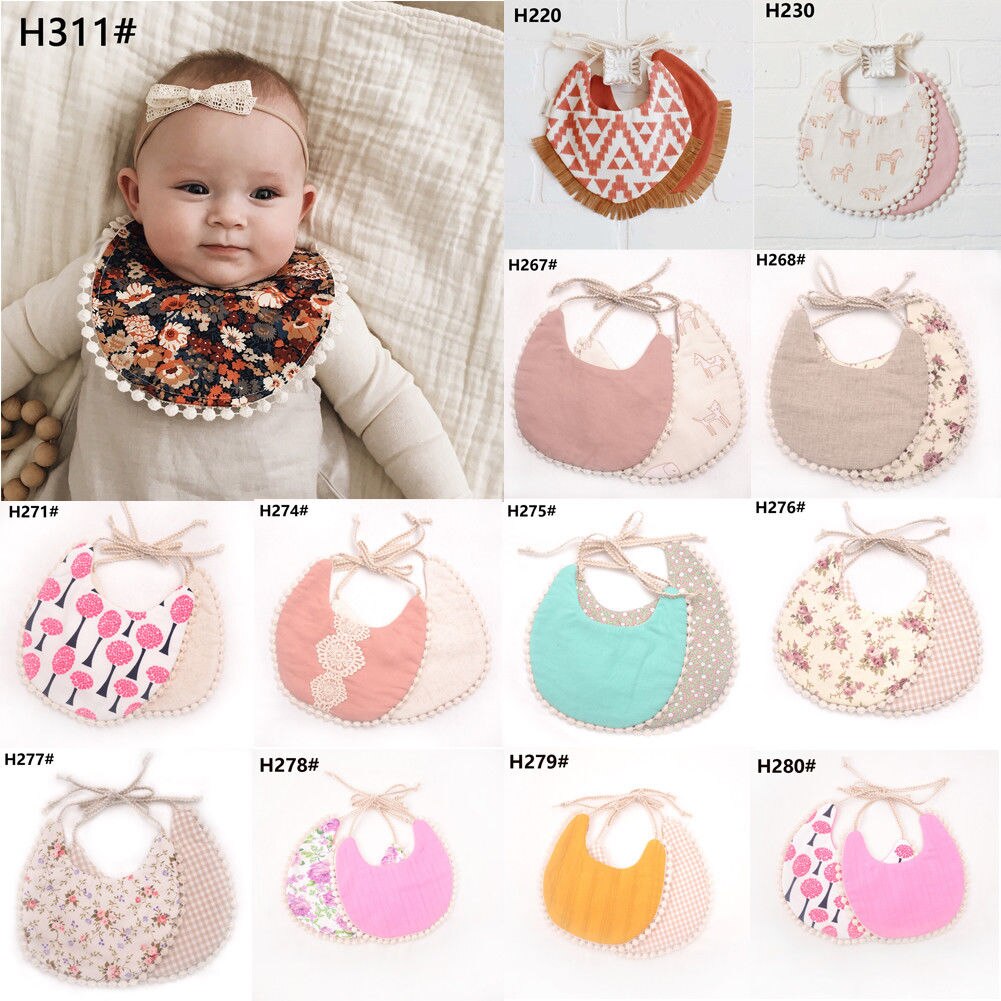 Pudcoco Baby Meisje Jongen Waterdicht Handdoek Kids Peuter Diner Voeden dubbeldeks Slabbetjes