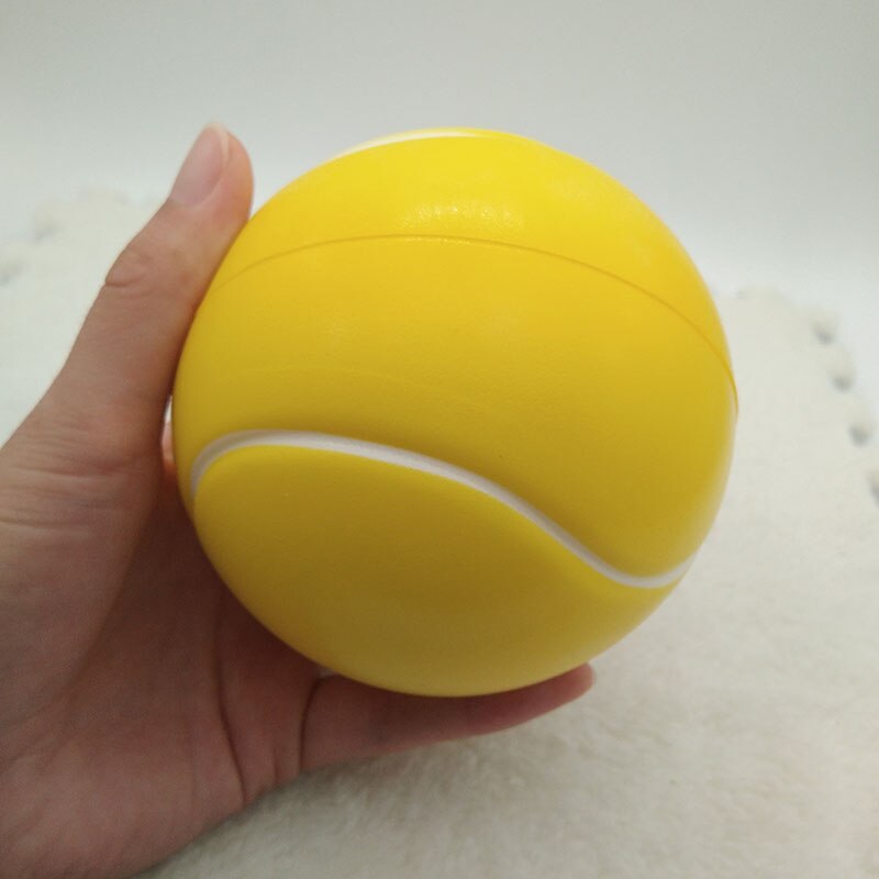 Leksaker tennis stressboll mjukt skumgummibollar squeeze squishy stress relif leksaker för barn barn 6.3cm/10cm: 10cm